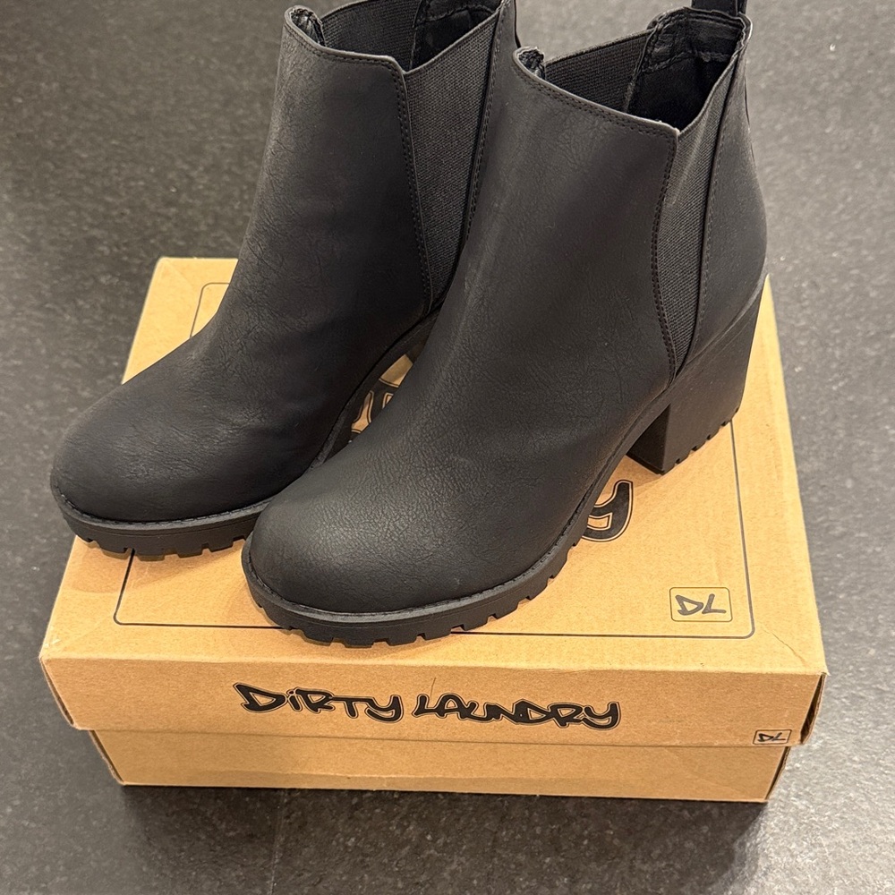 Dirty Laundry Women's Black Heeled Boots